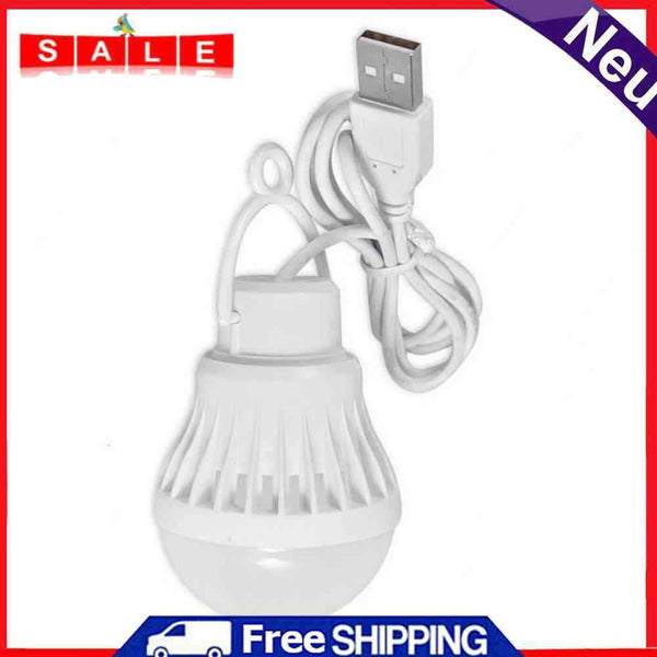 Outdoor Bulb USB Rechargeable LED Emergency Lights Portable Camping BBQ Lamp