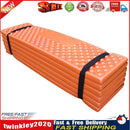 Folding Soft Mats Outdoor Camping Moisture-proof Cushion (Orange Black) Newly