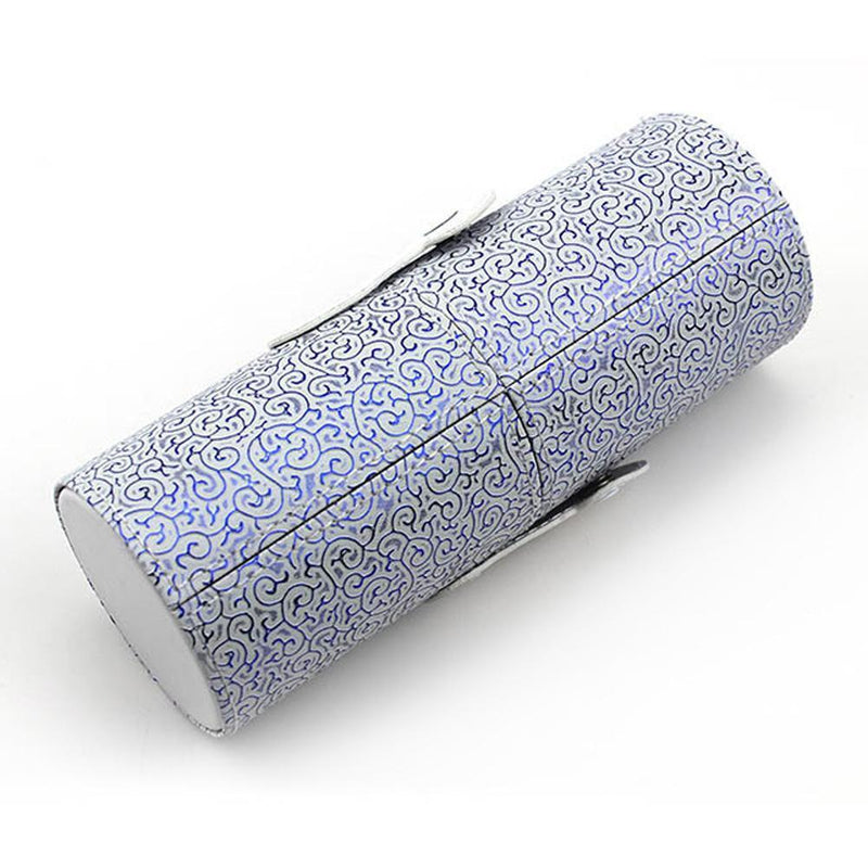 Travel Leather Cosmetic Brush Pen Holder Storage Makeup Empty Holder