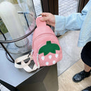 Strawberry Shoulder Chest Bag Kids Girls Rucksack Crossbody Handbags Coin Purse