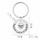 You Teacher Love Heart Key Chain Keyring Teacher's Day Gift Teachers Keychain