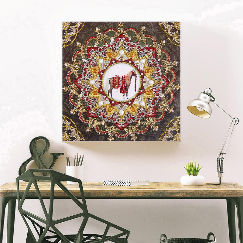 5D DIY Special Shaped Diamond Painting Mandala Cross Stitch Kits (DZ237)