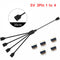 3pin Splitter Cable 5V Connector Cable Accessories for Msi Asus Asrock LED