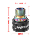 MUQZI MTB Bicycle Pedal Extension Quick Release Pedal Adapters (Multicolor)