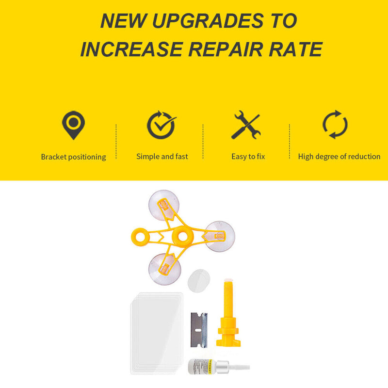 Car Windshield Repair Kit Quick Fix Cracked Glue Glass Windscreen Repair Tools