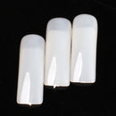 500pcs Nude White False Nail Art Design Tips French Acrylic UV Salon Design