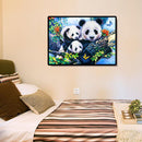 5D DIY Full Round Drill Diamond Painting Butterfly Panda Cross Stitch Kit