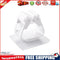 Self-Adhesive Wall Mounted Mop Clip Holder Seamless Hanging Bracket (White)