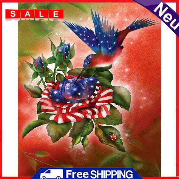 Acrylic Oil Painting By Numbers Flag Animal Digital Picture Art Home Wall Decor