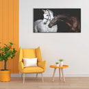 Two Horses Oil Paint By Numbers Kits DIY Handpainted on Canvas Gift Unframed