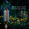 Waterproof Wind Chime Solar Lamp Colorful Bubble Column Windbell Light Newly