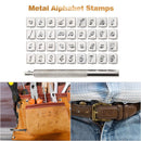 36pcs Steel Alphabet Number Stamp Punch Set for Leather Craft Tools Kit  Newly