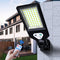 Solar Powered Wall Lamp Waterproof PIR Motion Sensor Outdoor Yard Light (D)