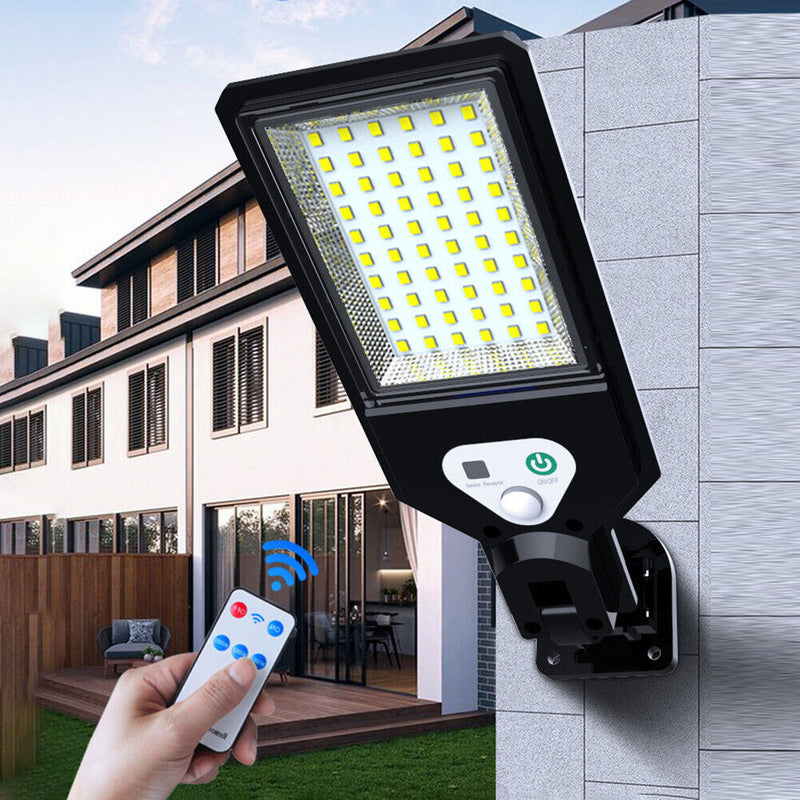 Solar Powered Wall Lamp Waterproof PIR Motion Sensor Outdoor Yard Light (D)