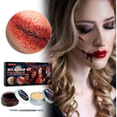SFX Makeup Kit with Double-Ended Scraper Wound Cosmetic for Fun Themed Parties