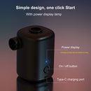 #A Rechargable Mini Inflator Lightweight Wireless Swimming Rings Home Air Pump T