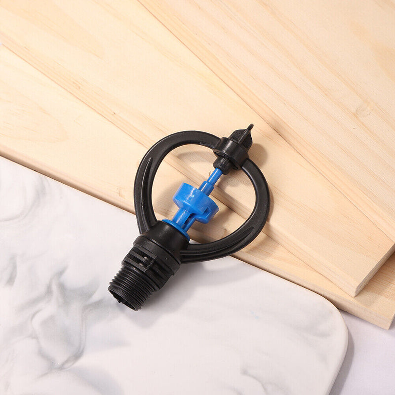 1/2 inch Automatic Rotating Sprinklers Garden Lawn Irrigation Spray Water Nozzle