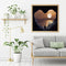 Frameless Painting By Numbers DIY Heart Mountain Drawing On Canvas Art Craft Kit