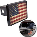 Flag Car Tool Protector Trailer Hitch Cover Plug Aluminum Tow Car Accessories