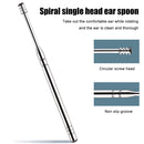 6pcs Ear Wax Picker Kit Health Care Curette Earpick Household Tool (Black) Newly