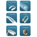 Leafless Hanging Neck Fan 360 Degree Ventilador Mute Sport Fans 9000mAh