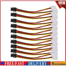 10PCS Molex (4 Pin) to PCI-E (6 Pin) Power Converter Adapter Connector