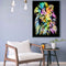 Colorful Tiger 5D DIY Full Round Diamond Painting Animal Rhinestones Crafts