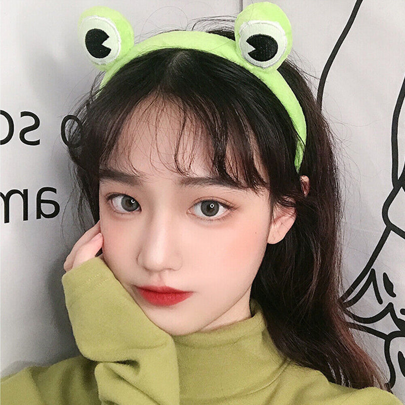 Elastic Funny Frog Washing Face Hairband Skincare Hair Band Makeup Headband