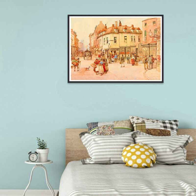 1000pcs DIY Puzzle Oil Painting Town Street Jigsaw Assembling Art Pictures Newly