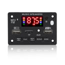 DC 7V-24V Bluetooth-compatible 5.0 Power Amplifier Color Screen for Car Hom