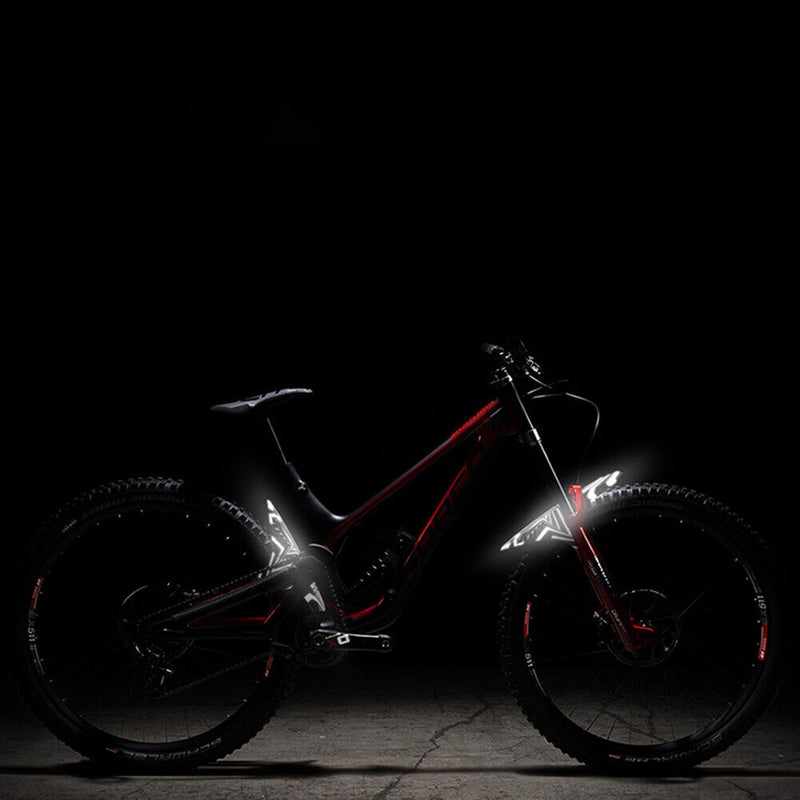 Bicycle Front Rear Tire Wheel Fenders Plastic Reflective MTB Mountain Bike