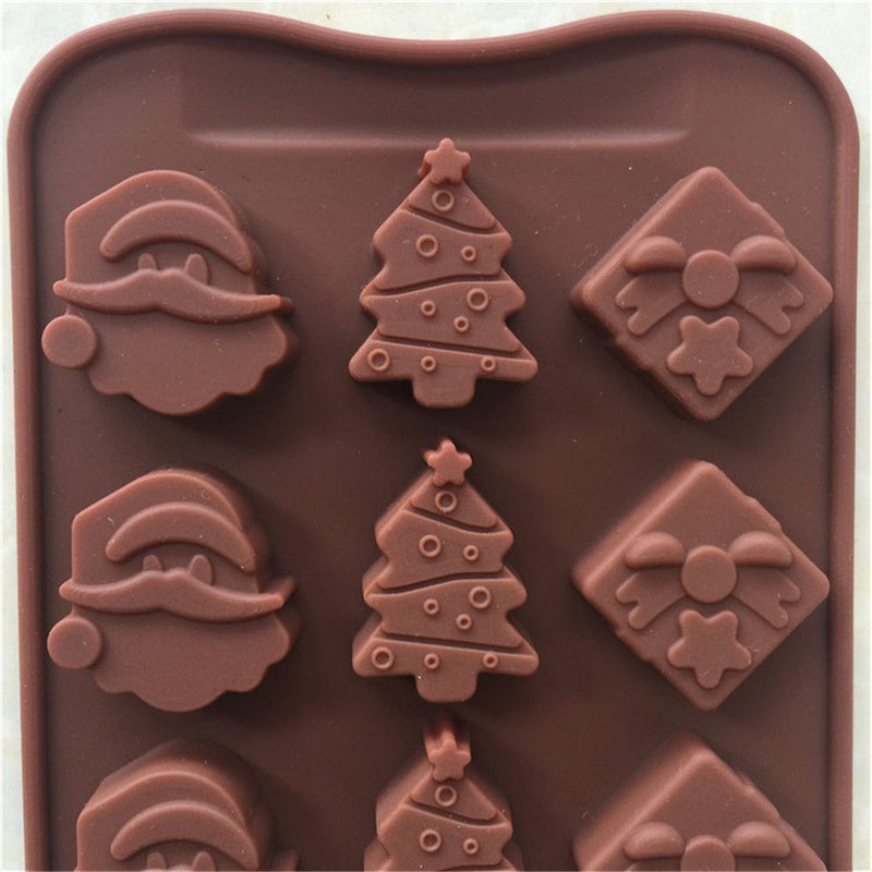 DIY Cake Decorating Chocolate Mold Candy Mould Christmas Silicone Mold Fondant