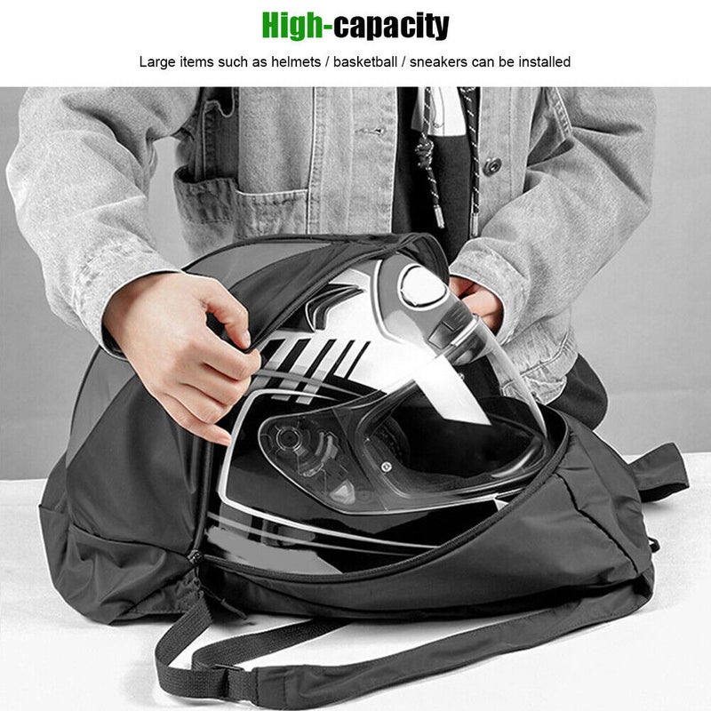 28L Outdoor Travel Sport Bag Basketball Sneakers Motorcycle Helmet Backpack