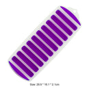 10 Holes Silicone DIY Ice Cube Moulds Long Thumb Bar Mold (Purple) Newly