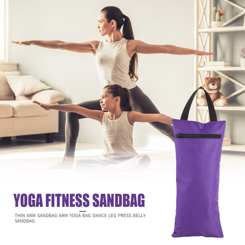 Fitness Workout Empty Sandbag Dance Training Weighted Sand Bag (Purple) Newly
