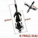 Universal Folding Stainless Steel Dinghy Grapnel Anchor Marine Kayak Canoe Boat