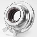 Lifting Standard Sport Solid Steel Round Nut Barbell Bar Spin-lock Collars