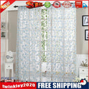 2pcs Curtain Living Room Bedroom Home Door Window Curtain (Light Blue)
