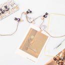 Cartoon DIY 10pcs/set Craft Photo Clips with Hemp Rope Wooden Clips Hanging