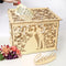 DIY Hollow Wooden Greeting Card Box Wedding Reception Supplies (JMO1368) Newly