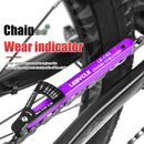 Lebycle MTB Road Bike Chain Wear Indicator Tools Chains Gauge (Purple)