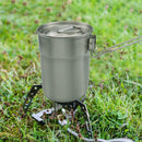 1L Foldable Cooking Tableware Pots Outdoor Camping Picnic Cookware Coffee Cups