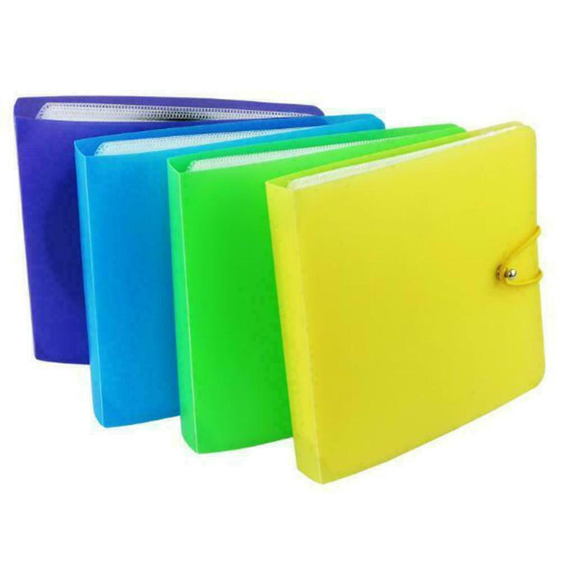 12 Plastic CD DVD Disc Double Sleeve Holder Clear Storage LQ k Case Q9T9 W2I3