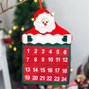 Santa Claus Xmas Countdown Calendar Wall Christmas Advent Calendar Pendant