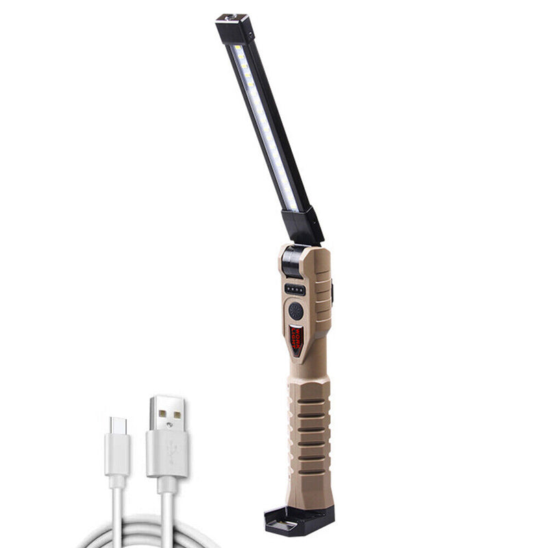 COB + XPE LED USB Flashlight Work Lights Waterproof Hanging Car Repair