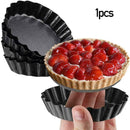 4" Pie Cake Tart Removable Non-Stick Bottom Baking Pan Cooking Pastry Mold C1J5