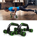 1 Pair H-shaped Push-ups Handles Chest Muscle Training Sports Fitness Equipment