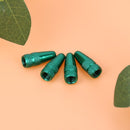 5pcs Bicycle Presta High Aluminium Pressure Valve Caps Dust Covers (Green)
