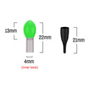 Electronic Fishing Float Tail Light Luminous Fishing Buoy Lights (Green) Newly