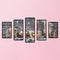 11CT Full Cross Stitch Christmas DIY 5 Panels Printed Wall Art Crafts Home Decor